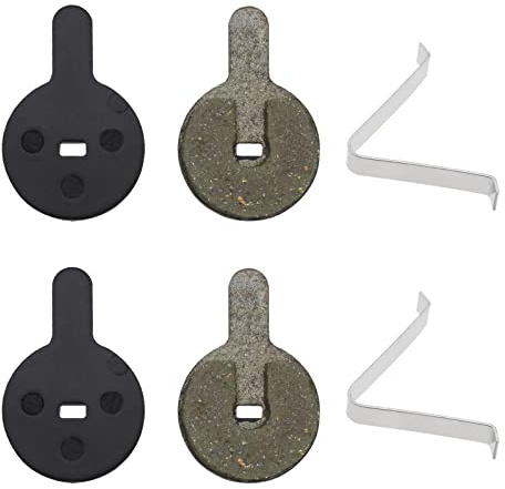 SING F LTD 2 Pairs of Resin Semi Metallic Bike Disc Brake Pads Compatible with Shimano SRAM AVID Hayes MX3 MX4 4mm Thickness Mountain Road Bike Cycling Bicycle MTB Disc Brake Pad