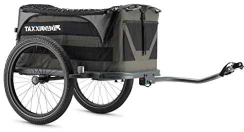 taXXi Load Heavy Transport Trailer, with Drawbar and Jockey Wheel, Robust Bicycle Trailer for Loads with 45 kg Load Capacity, Designed in Germany