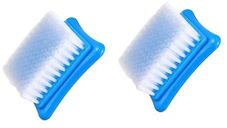 minkissy 2 Pcs Plastic Brush Set Multifunctional Cleaning Brush for Bathroom Kitchen Shoes Car Garden Washing up