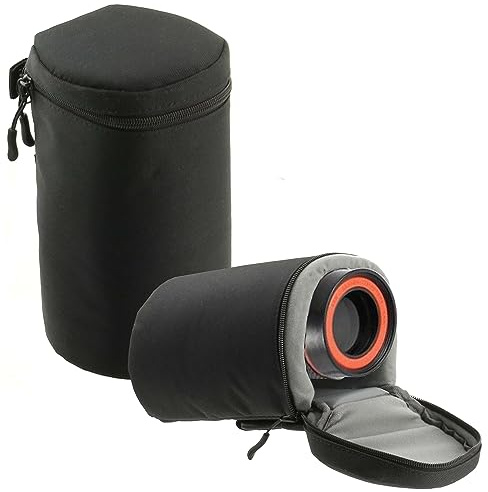 Navitech svart vattentålig kameralins skyddsfodral – kompatibel med Tamron 35-150 mm F/2.0-2.8 Di III VXD-lins