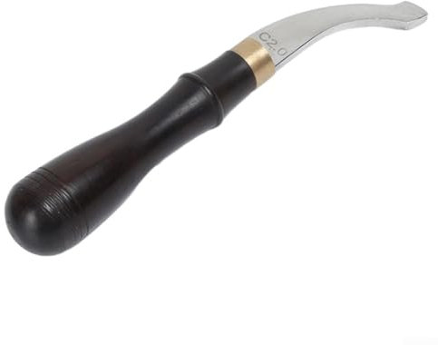 Gdfnmogo Biselador profesional de borde de cuero, herramienta de costura de cuero, herramienta de manualidades, herramienta de corte de cuero, biselado de borde de artesanía de cuero, herramientas de