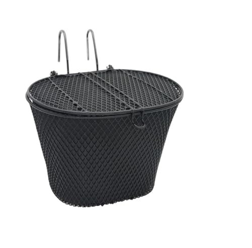 CYMMIYT Fahrradkörbe Fahrrad-Hängekorb, Faltrad, Haustier-Eisenkorb mit Abdeckung, wasserdichte Fahrradtasche und Gemüsekorb universal