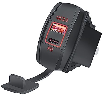 Portable Car Chargers Vehicle Chargers Adapter Motorcycles Fast Charging Car QC3.0 PD Quick Installation Phone Chargers Chargers