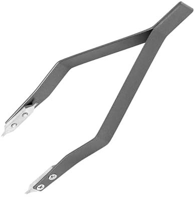 VNIDJGB Watch Spring Bar Tweezer,Alloy Removing Watch Spring Bar Tool,Removal Fitting Strap V-Shaped Tweezers,Professional Watchmaker Tool Accessories for Removal Strap,Adjustment Link,Repair