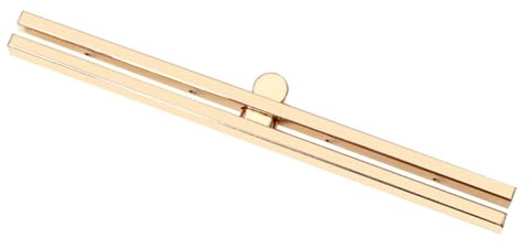 HOMOCONO Cornice per Borsetta in Lega Oro 19 Cm, Chiusura Clutch Resistente alla Ruggine, Facile da Installare, per Bag Making e Creazioni Handmade