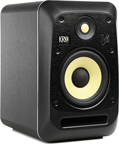KRK V6 Series 4 Monitor de Referencia de Estudio de 2 vías de 6 Pulgadas, Negro