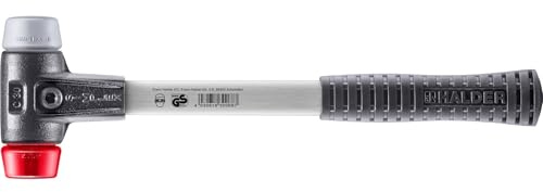 SIMPLEX-Schonhammer, TPE-mid/Plastik; mit verstärktem Tempergussgehäuse und Fiberglasstiel | D=30 mm | 3736.030