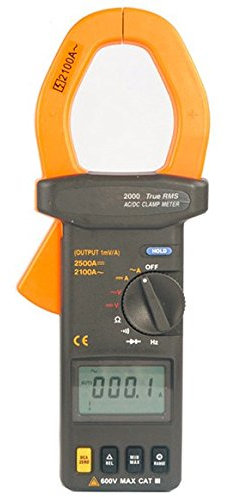 GOWE True RMS Digital Clamp Meter (DC2500A;AC 2100A)