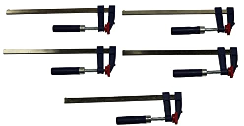 6 x Schraubzwinge Set 250x50 Zwinge Leimzwinge Klemmzwinge Einhandzwinge
