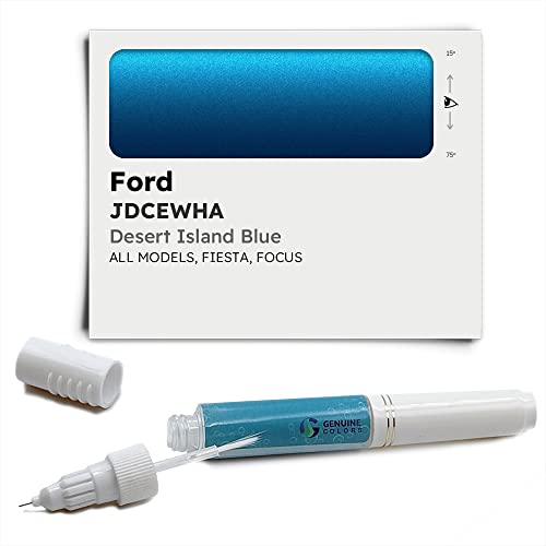 Genuine Colors Penna a vernice DESERT ISLAND BLUE JDCEWHA compatibile/ricambio per Ford blu