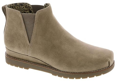 Skechers Bota Bobs Chill Wedge Cruising Altitude para mujer, gris topo, 38 EU