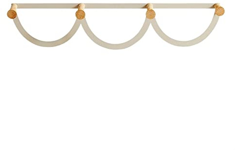 LUNIZ Coat Rack Wall Mounted Coat Rack Wall Mount, Wall Perforated Coat Hook, Household Coat Hanger, for Home Bedroom Living Room, Wall Hanging Coat Hook Coat Hooks Wall Mounted