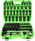 SWANLAKE 66-Piece 1/2 Drive Impact Socket Set, SAE & Metric Sizes, 6-Point, Cr-V, Includes Ratchet Handle, Extension Bar, Universal Joint