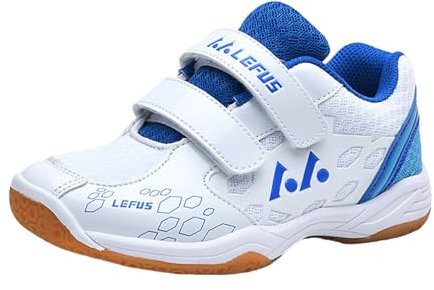 Kraftpaid Badminton Hallenschuhe,Badminton Squash Schuhe,Tennis Trainingsschuhe,Tischtennis Turnschuhe,Kind Badminton Schuhe Indoor Mehrzweck,Badmintonschuhe Kind Hallenplatz Turnschuhe Atmungsaktiv