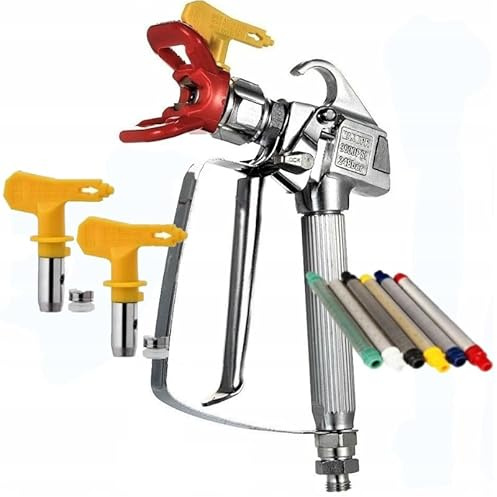 ZAXER Universeller Pistolenset für Spritzpistolen, kompatibel mit Titan LX80, geeignet für alle gängigen Spritzgeräte. Hochwertige Konstruktion aus Aluminiumlegierung, leicht zu warten.