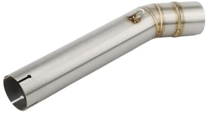 CNMVCJSAR Motorrad Auspuffrohr Motorrad-Auspuffrohr-Slip-on-Mittelschalldämpfer Für FZS 600 Für Fazer 1998 1999 2000 2001 2002 2003 Auspuff Endrohr