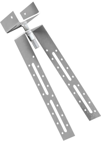10x Firstlattenhalter Gratlattenhalter Firstnagel Gratnagel Dachfirst First Grat (50mm x (205-225mm) Typ L Einstellbar)