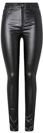 PIECES Dam Pchighskin wear glitter Jeggings Noos Bc, svart, XL
