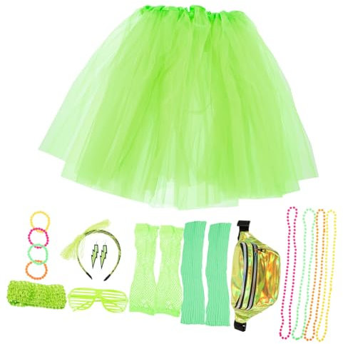 CONGARTENO Jahre-kostüm-accessoires Für Damen Retro-party-kostüm Halskette Und Armband Für Abschlussbälle Jahre-partys