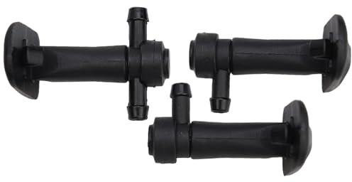 BSWRTH Waschwasserdüse Kompatibel Mit Saab Für 9-3 3 Stück Düsen Scheibenreinigungsdüse Wischerdüse Scheibenwaschdüse 12778849