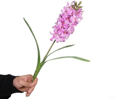 Kunst-Veilchen-Hyazinthe Blumenarrangement für Haus und Garten Dekor für Hochzeiten und Veranstaltungen (lila)