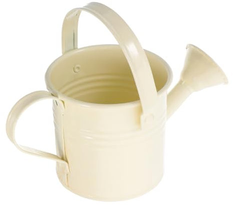 Yardwe Mini Regadera de Suculentas Portátil Color Beige Regadera para Plantas Macetas para Oficina y Diseño y Ligero