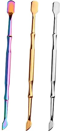 TOPPERFUN Recortadores y Empujadores de Cutículas de Acero Inoxidable Set de 6 Fáciles de Usar Rebabas y de Uñas Profesionales Adecuado para Salón