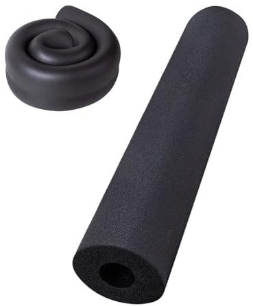 rohrisolierung außenbereich Ø 50mm Schwarz | Schaumstoff Isolierschlauch für Kupferrohr Heizung