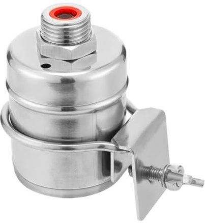 Generchin Vanne à Flotteur Entièrement Automatique, Vanne de Remplissage 1/2 Pouce, Mini Vanne à Flotteur de Contrôle Du Niveau D'Eau pour Réservoirs D'Eau (Côté Étroit)