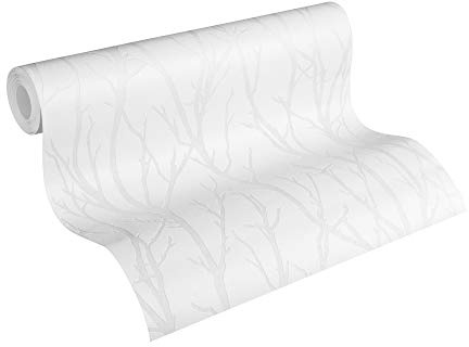 A.S. Création überstreichbare Vliestapete Meistervlies Tapete 10,05 m x 0,53 m weiß Made in Germany 321015 3210-15