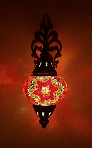 Samarkand - Lights Wandleuchte Mosaiklampe Mosaik Wand Lampe Orientalische Lampe Wandlampe M
