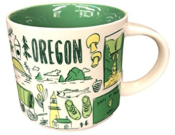 Starbucks Been There Across the Globe Series Mug Oregon 417 ml