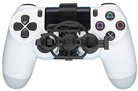 SHEAWA - Mando para videojuegos, mini volante para Sony PS4, accesorio para juegos de carreras (fibra de carbono)