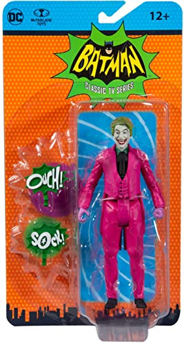 McFarlane Retro Actionfigur Batman 66 The Joker 15cm, 15032, Mehrfarbig