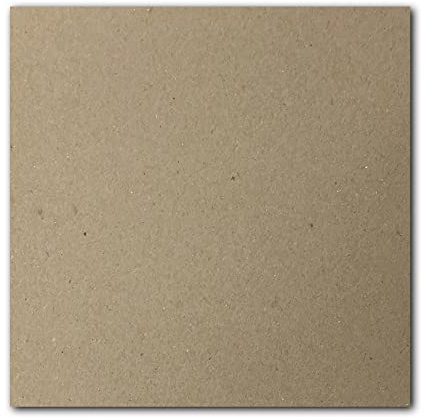 30pt 12 x 12 Chipboard - Brown Kraft Cardboard (100 Sheets)