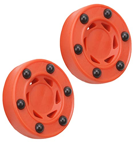 Homoyoyo 2 Stück Rollhockey-Pucks Für Jungen Und Mädchen Streethockey Dichte Textur Verbessert Die Körperliche Fitness Sportliches Interesse Ideal Für Das Training