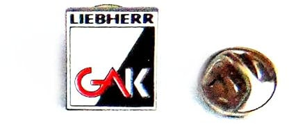 Grazer AK Österreich Anstecker Pin Grazer AK Pin weiß schwarz