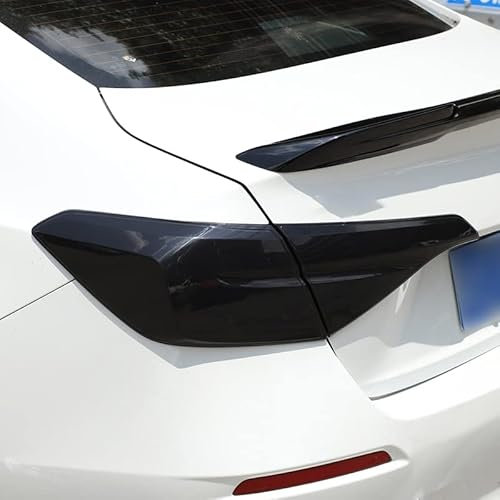 OuyOo Auto Rücklicht Schatten Bremsblinker Licht Rückfahrleuchte Geschwärzte Rückleuchte Abdeckung ABS Für Honda Civic 11. 2022 Zubehör