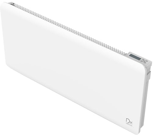 DREXON 744120 - Radiador de inercia cerámica PALMA 2000 W + película calefactora - 99 x 10,5 x 50 cm, color blanco