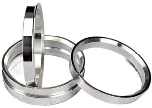 Centreringsringar 4 st aluminium navringar för bil nav med centerring hjulhål 66.1-65.1 66.45-65.1 66.6-65.1 67.1-65.1 68.1-65.1 69.1-65.1 65.1 - 60,1 mm CentrCentrering Ring( Färg: