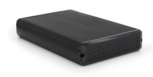 Caja Externa 3,5 SATA USB 2.0, Color Negro, Ideal para almacenar y transferir Datos de Discos Duros a Dispositivos compatibles.