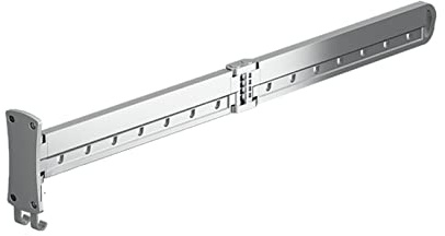 Tendedero Pared, tendedero Plegable Extensible, Ganchos giratorios para Toallas, balcón, Exterior, Interior, Ahorro Espacio
