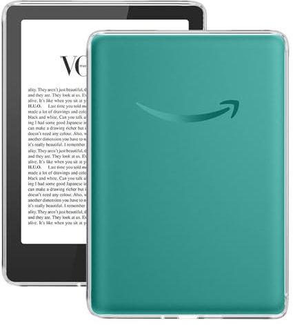 CONAPIKA klar Hülle für Kindle Paperwhite 2024/Colorsoft Signature Edition 2024 7Inch, Leicht Weiche TPU Stoßfest Kratzfest Schutzhülle Ultradünn Durchsichtige Anti-Fingerabdruck Rückseite Cover