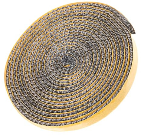 Cabilock Corde Plate Pour Poêle à Bois En Fibre De Verre 3mm x 10mm x 2m Joint D'étanchéité Haute Température Pour Porte De Poêle à Granulés Et Cheminées Accessoire De Réparation Solide