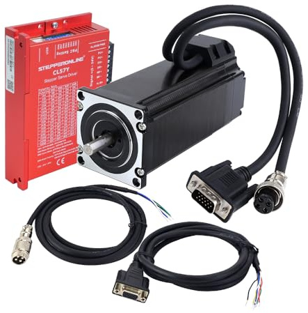 STEPPERONLINE 1-Achsen Closed-Loop Schrittmotor Kit 3Nm Nema 23& Treiber | YS Series, Treiber 0–7,0A 24–50VDC