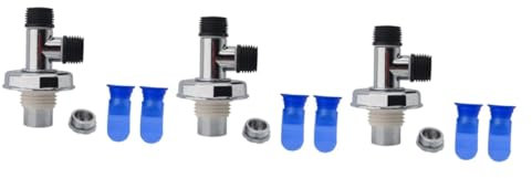 NUOBESTY 3 Sets Floor Drain Connector with Removable Backflow Preventer Multi Functional Washing Machine Hose Seal Premium Adapter for Showers and Bathrooms
