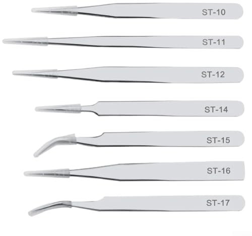Pinzas de sujeción de precisión para reparaciones de electrónica y teléfonos móviles (ST-17)