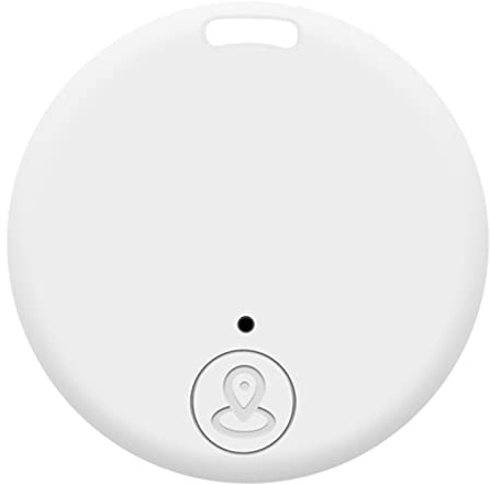 Yunmeryker Bluetooth Buscador de Llaves GPS Localizador Inteligente Antiextravio Material PC Adecuado para Coches Oficinas y Mascotas, Blanco