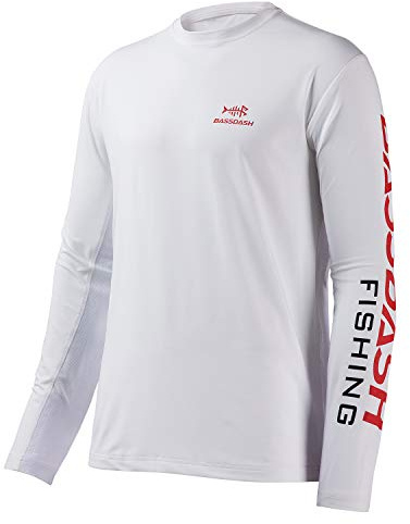 Bassdash fiske-tröjor för män UV-solskydd UPF 50+ långärmad t-shirt
