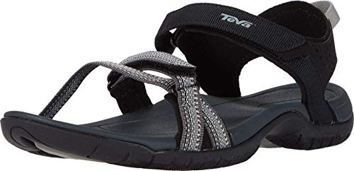 Teva Verra vandringssandaler för kvinnor med öppen tå, Svart Antiguous Svart Multi Abml, 6.5 UK